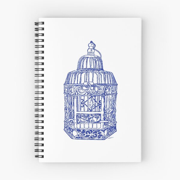 Item preview, BLUE BIRDCAGE designed and sold by designsMM.