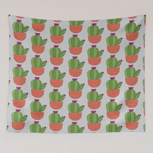 Item preview, Cute Cactus Design #40: Big And Sideways Cactus designed and sold by DreamCactus.
