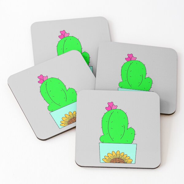 Item preview, Cute Cactus Design #45: Sunflower Pot Cactus designed and sold by DreamCactus.