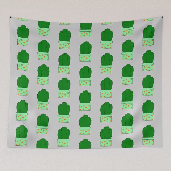 Item preview, Cute Cactus Design #47: Orange Pot Cactus designed and sold by DreamCactus.