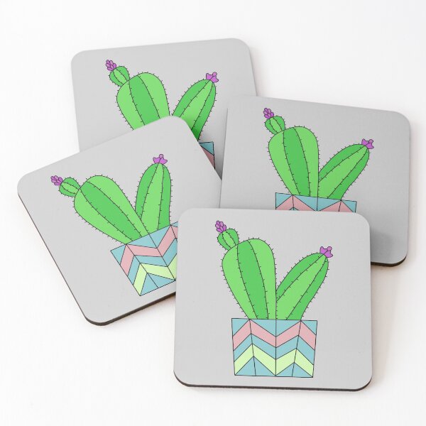 Item preview, Cute Cactus Design #48: Pastel Pot Cactus designed and sold by DreamCactus.