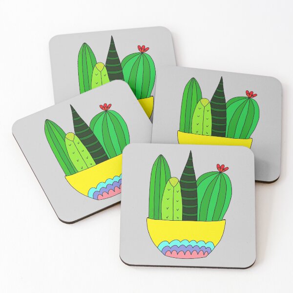 Item preview, Cute Cactus Design #52: Cactus Succulent Arrangement designed and sold by DreamCactus.