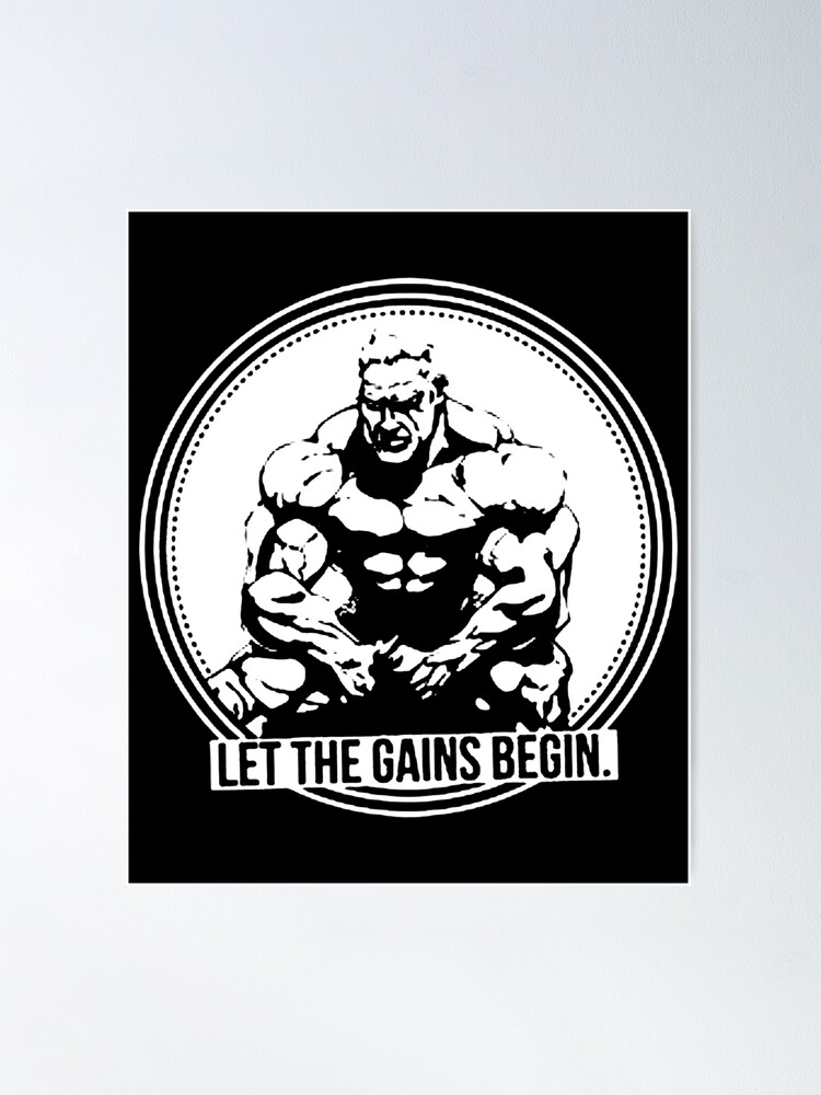 GYMTIER Jay Cutler Let The Gains Begin Gym T-Shirt - Bodybuilding Workout  Training Top at  Men’s Clothing store