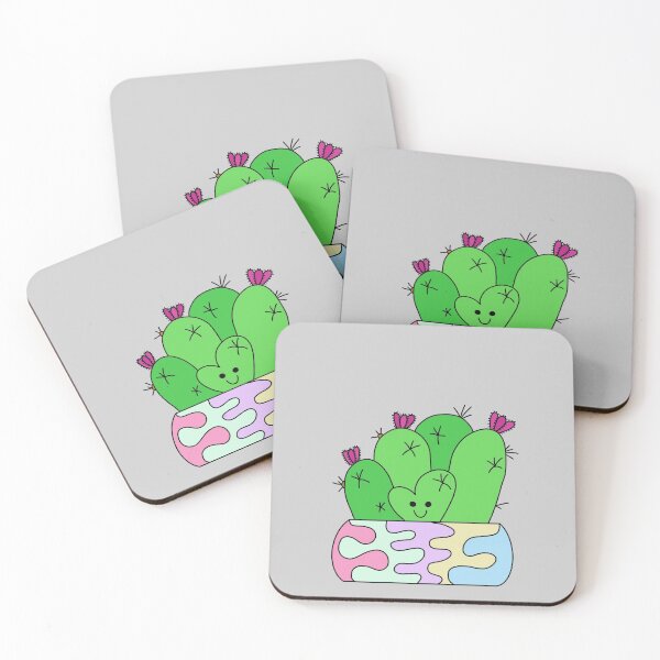 Item preview, Cute Cactus Design #63: Smiling Heart Cactus designed and sold by DreamCactus.