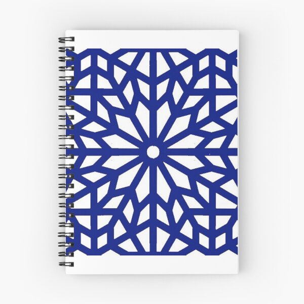 Item preview, Islamic Geometry Art Blue on White designed and sold by Muhammad Azim Ahad.