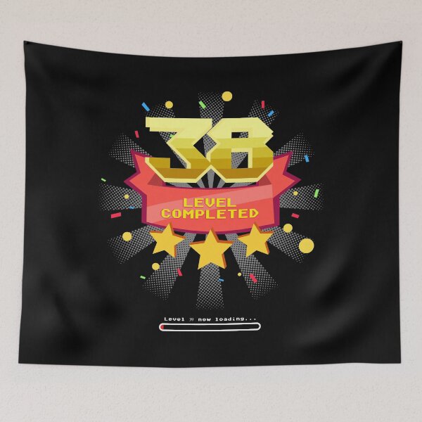 Item preview, 38 level completed T-shirt Funny birthday gift designed and sold by lxmag.