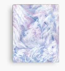 Snowstorm - abstract winter landscape Canvas Print