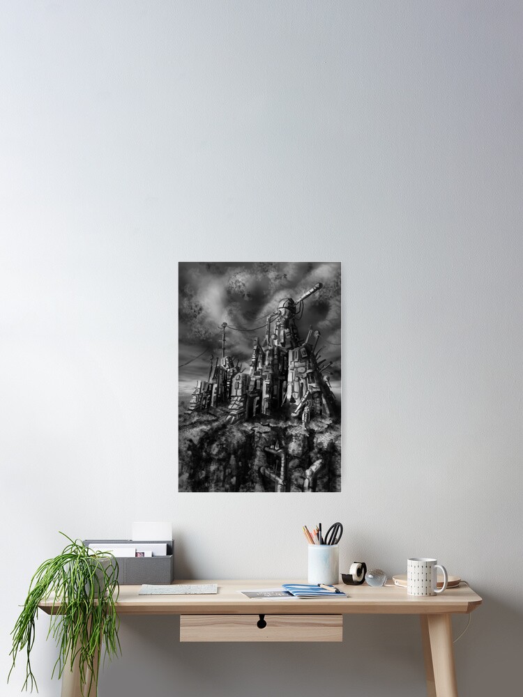 Thumbnail 2 of 3, Poster, Angry Outpost designed and sold by MBJonly.