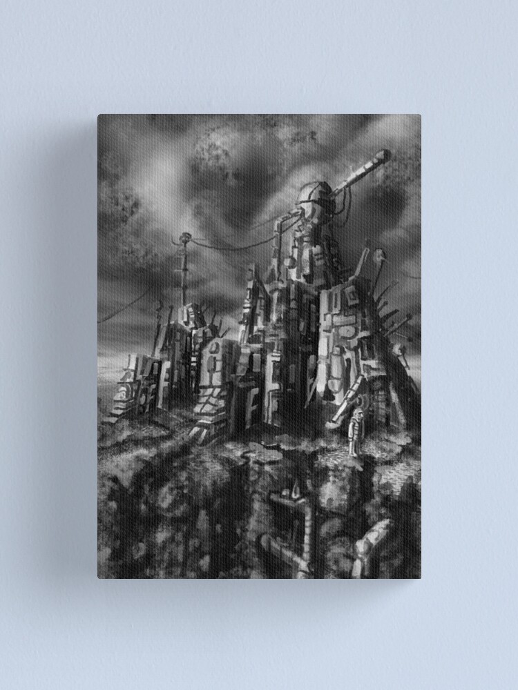 Imagen 1 de 3, Lienzo con la obra Angry Outpost, diseñada y vendida por MBJonly.