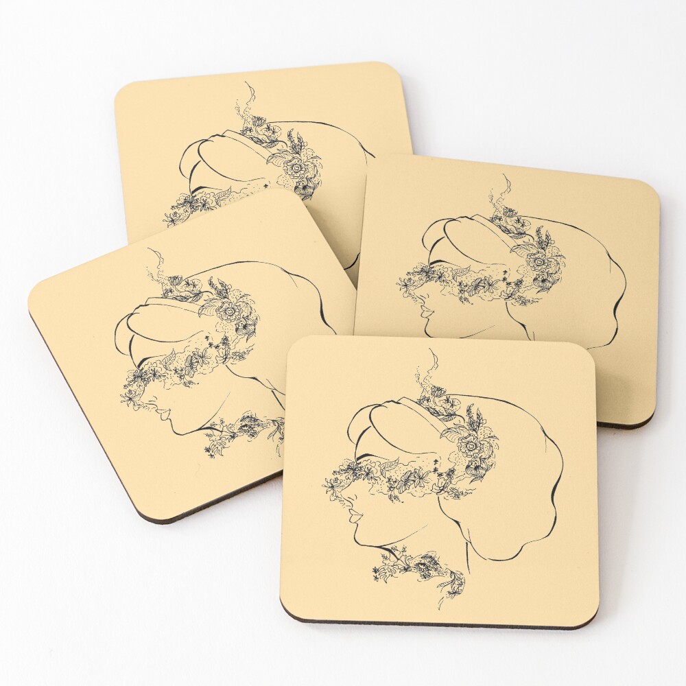 Item preview, Coasters (Set of 4) designed and sold by junepillows.