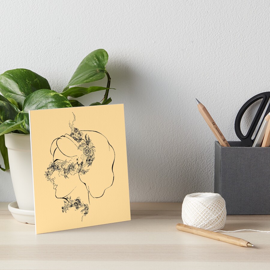 Item preview, Art Board Print designed and sold by junepillows.