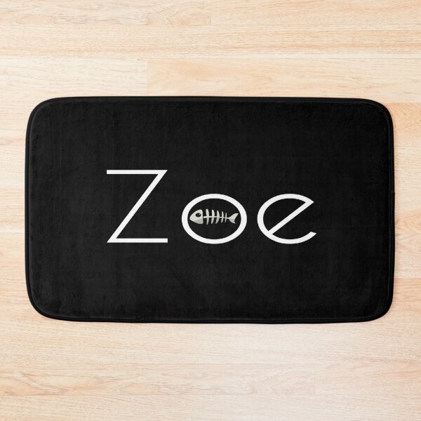 Item preview, Zoe Cute Adorable Kawaii Fishbone Name Zoey designed and sold by ProjectX23.