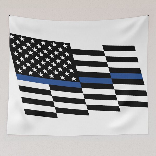 Item preview, Wave the Blue Line Flag designed and sold by JayJaxon.