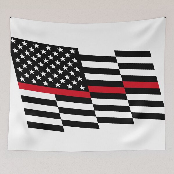 Item preview, Wave the Red Line Flag designed and sold by JayJaxon.