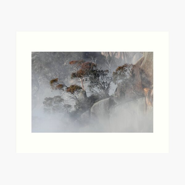 Item preview, Misty Morning, Mt Buffalo designed and sold by Harry Oldmeadow.