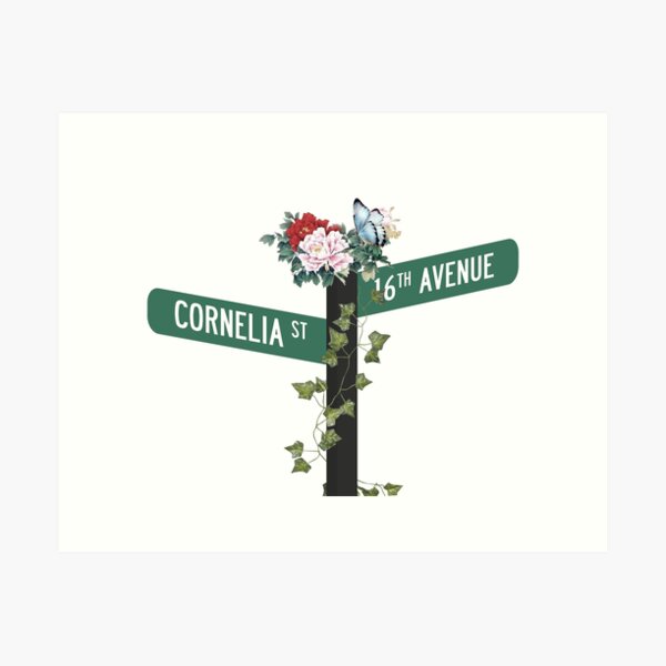 Cornelia Street. Art Print