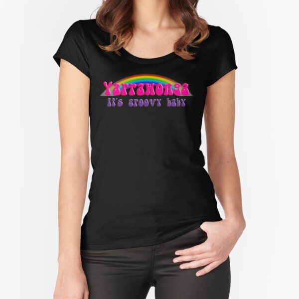 Yarrawonga - It's Groovy Baby Fitted Scoop T-Shirt