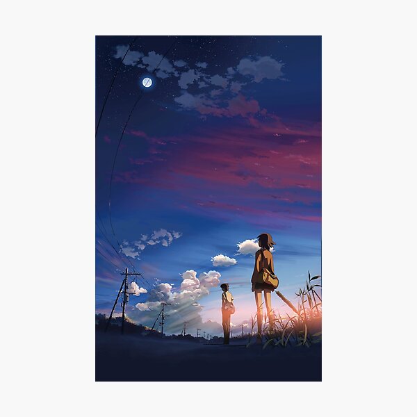 5 Centimeters Per Second Photographic Print By Handofmidasx Redbubble