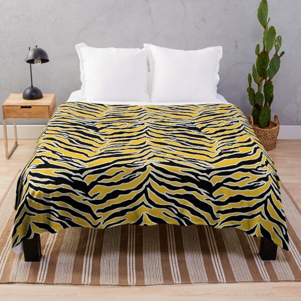 Item preview, Tiger Print - Mustard Yellow designed and sold by SilverPegasus.