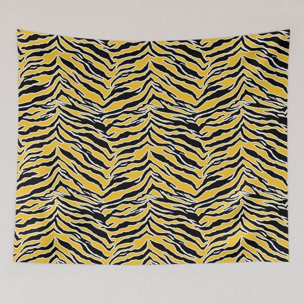 Item preview, Tiger Print - Mustard Yellow designed and sold by SilverPegasus.