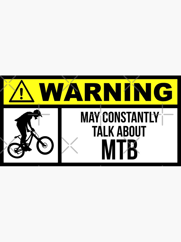Thumbnail 3 of 3, Sticker, MTB designed and sold by nomoregravity.