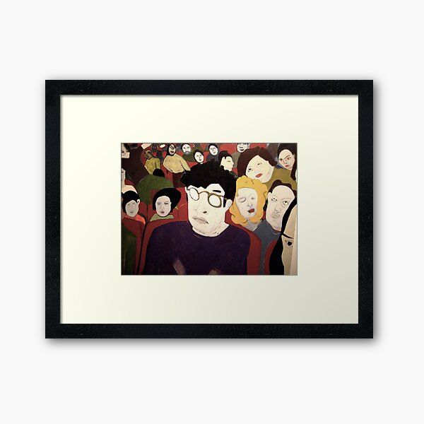 Japanese Movie Theatre Framed Art Print