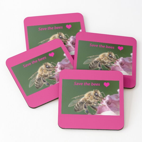Artikelvorschau, Geschenkidee Biene "save the bees" Foto entworfen und verkauft von Katja LebenFreude.
