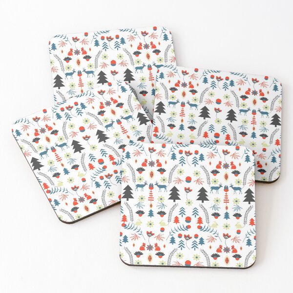 Item preview, Folk winter pattern designed and sold by cocodes.