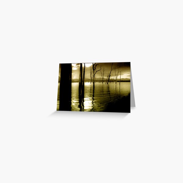 Lake Moogerah Mood Greeting Card