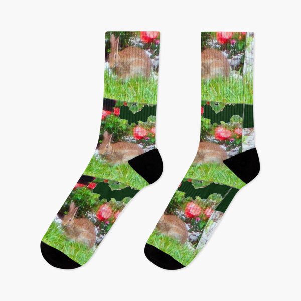 Item preview, Rabbit in Garden (1) designed and sold by kristalcurt.