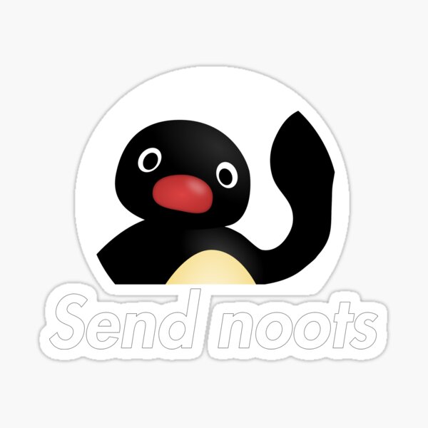 Doodle Pingu Stickers Redbubble