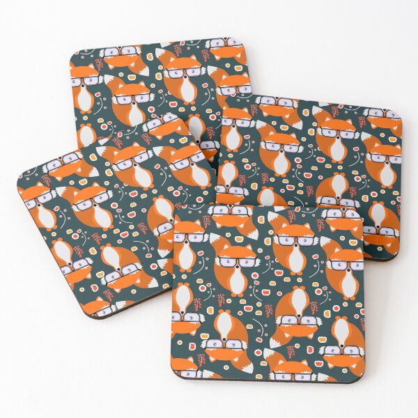 Item preview, Hipster foxes designed and sold by cocodes.