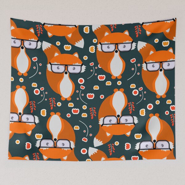 Item preview, Hipster foxes designed and sold by cocodes.