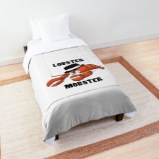 Lobster Mobster Funny Crustacean Comforter