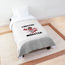 Mobster Lobster Funny Cartoon Comforter