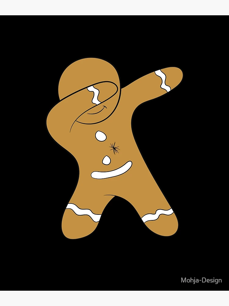 Dabbing Gingerbread Person (DTF Transfer)