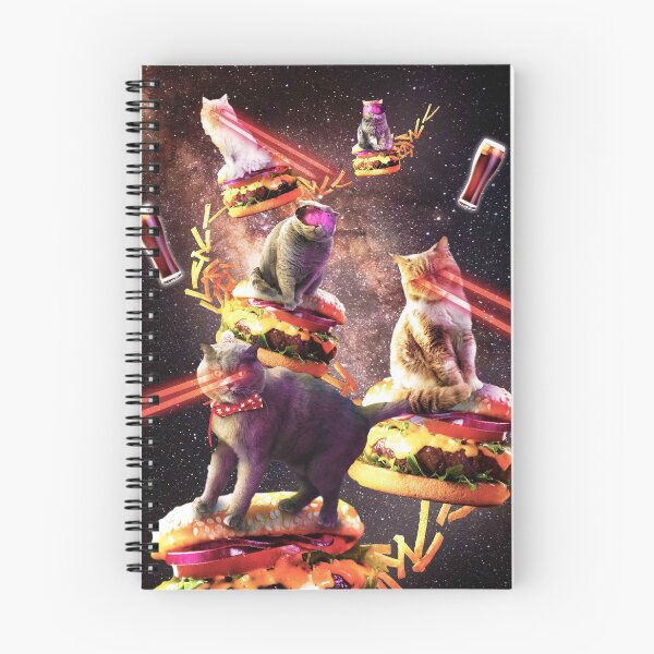 Item preview, Galaxy Laser Cat On Burger - Space Cheeseburger Cats with Lazer designed and sold by SkylerJHill.