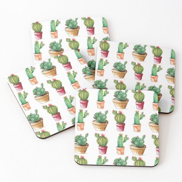 Aperçu de l'œuvre Trio de cactus créée et vendue par Ruby The Illustrator.