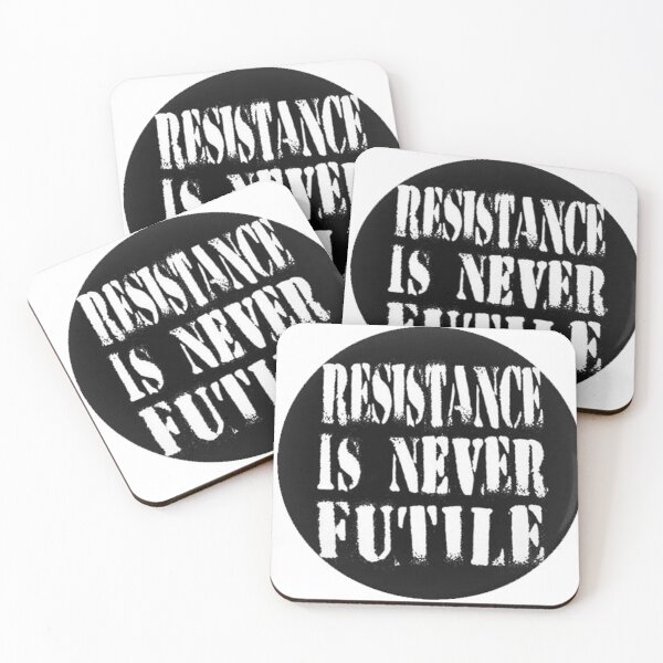 Item preview, Resistance is Never Futile designed and sold by SerpentSkyArts.