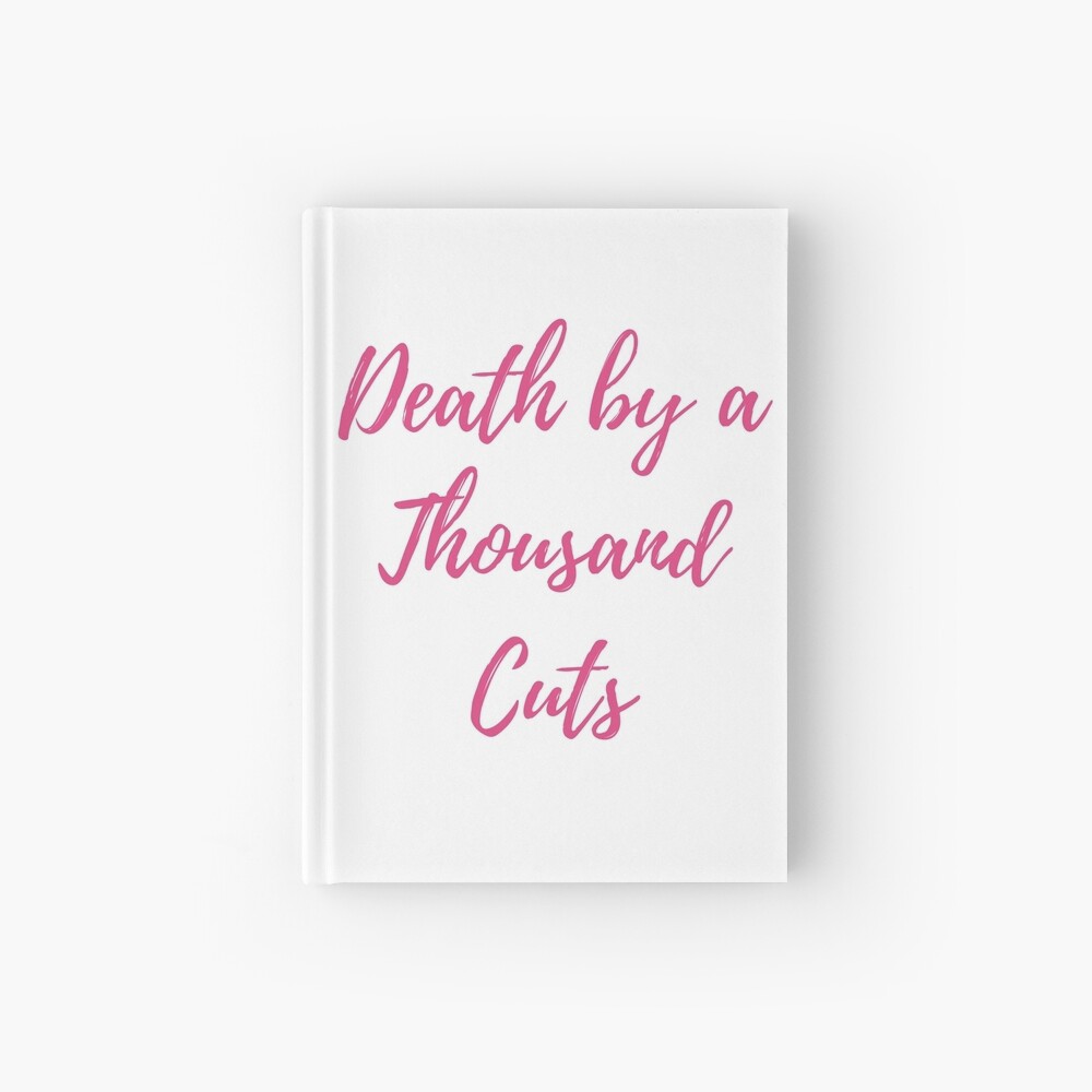 Death By A Thousand Cuts Taylor Swift Lover Album Lyrics Pink Hardcover Journal