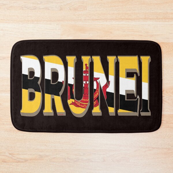 Item preview, Brunei Font with Bruneian Flag designed and sold by Havocgirl.