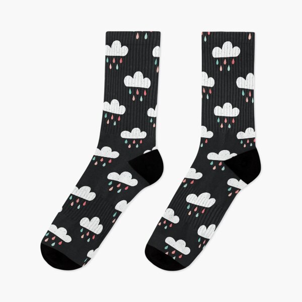 Item preview, Rain Clouds and Raindrops on Charcoal designed and sold by Daisy Beatrice.