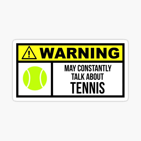 Tennis-Sprüche Sticker