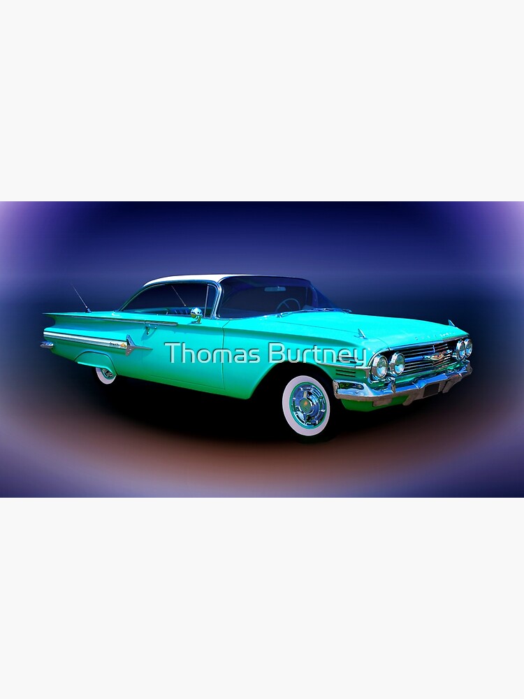Disover 1960 Chevy Impala Sport Coupe Premium Matte Vertical Poster
