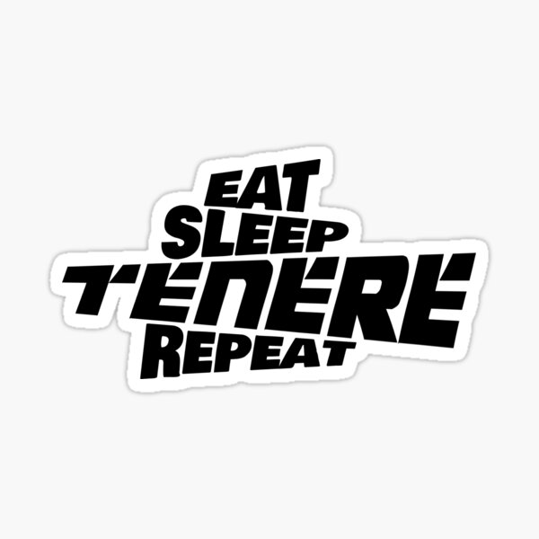 Yamaha Tenere 700 - Eat Sleep Tenere Repeat Sticker