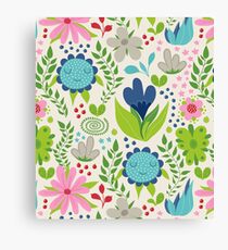 My happy garden Canvas Print