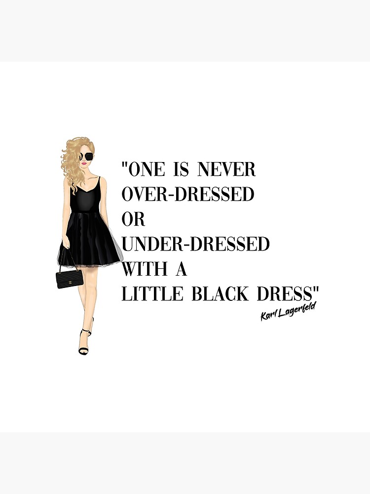 karl lagerfeld little black dress