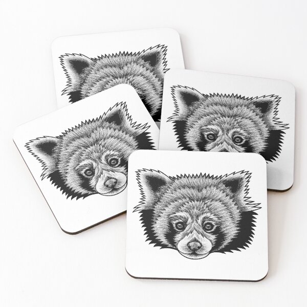 Item preview, Red Panda - ink illustration designed and sold by LorenDowding.