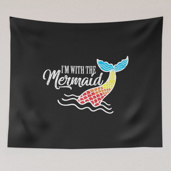 Item preview, Im with the Mermaid matching halloween costume for couples designed and sold by hadleydesigns.