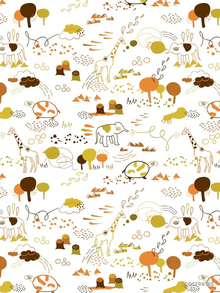 Animal Pattern Series – Safari Wildlife by onocreates